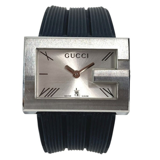 Gucci Watch Logo SS Black X