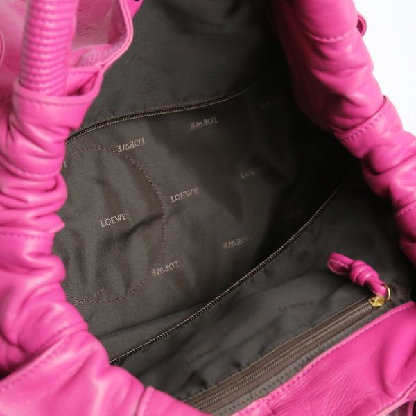 Loewe Leather Tote Bag Nappa Ire Handbag Loewe Pink