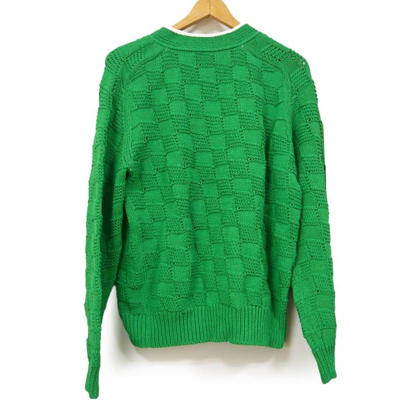 Bottega Veneta Interciato Cardigan 701816 M Green