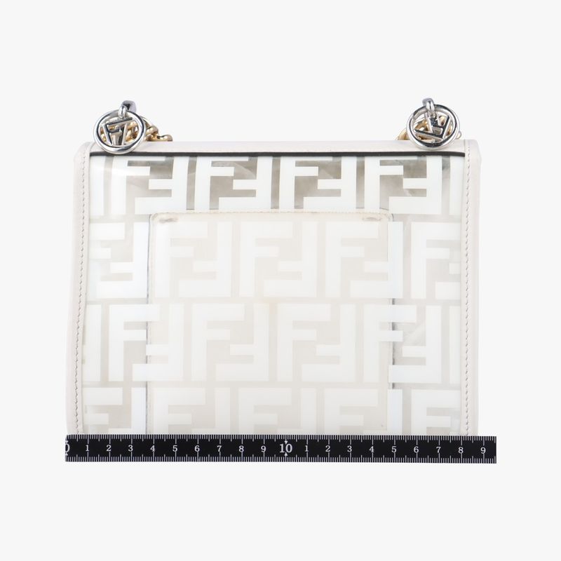 Fendi Cannayf White PVC Coated Canvas 8bt2868bt286a7t519810429