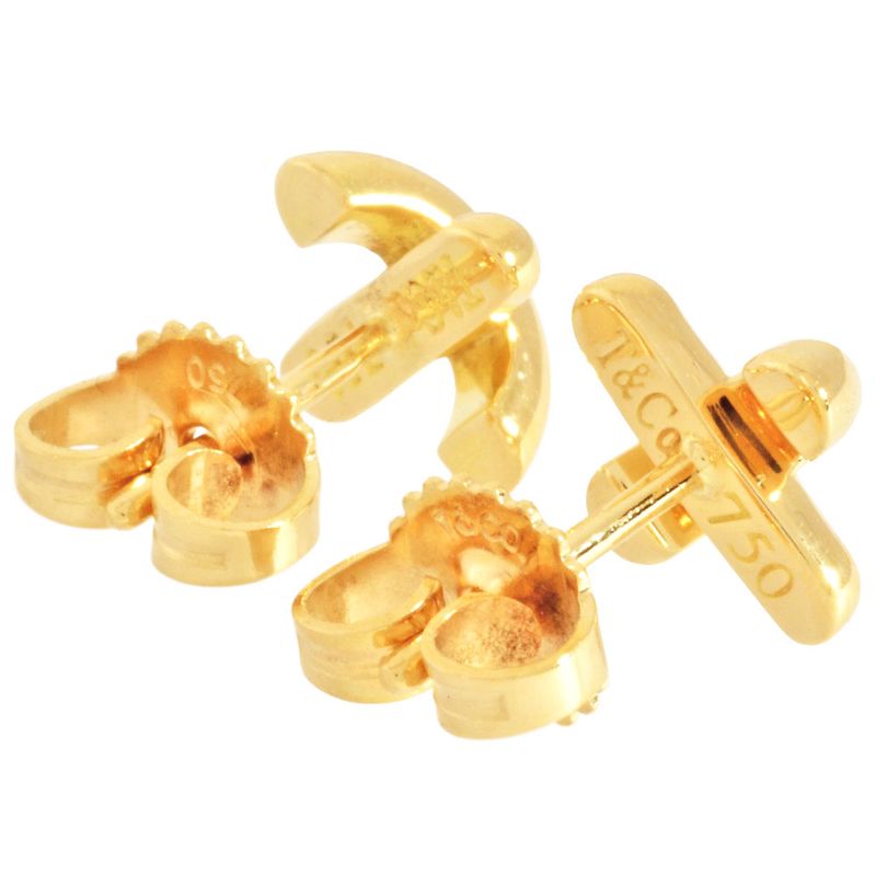 Tiffany & Co Tiffany & Co Cross Stitch Earrings 18K Yellow Gold 25g