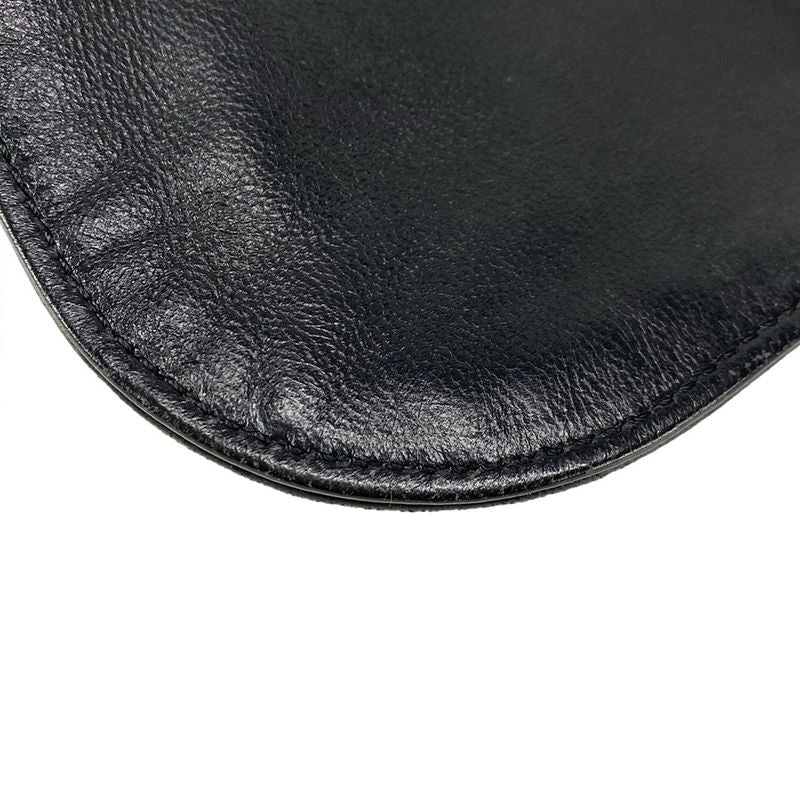 Chanel Shoulder Bag Jacket Black Silver Hardware / Coco Mark / Matelasse