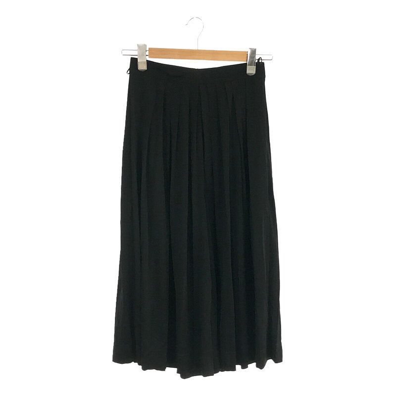 Celine - Phoebe Period Triacetate Pleated Wide Pants - 36 - Black - Women's