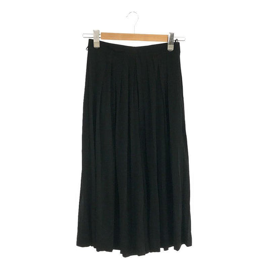 Celine - Phoebe Period Triacetate Pleated Wide Pants - 36 - Black - Women's
