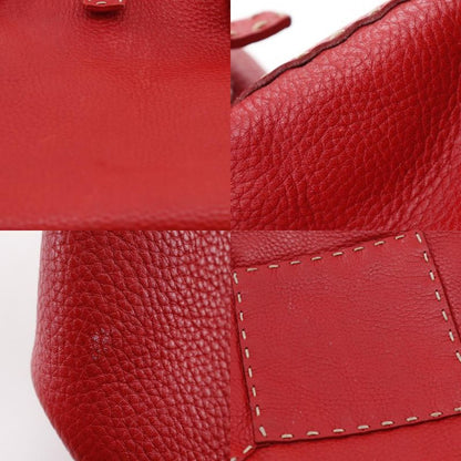 Fendi Selleria Leather Red Women's Handbag