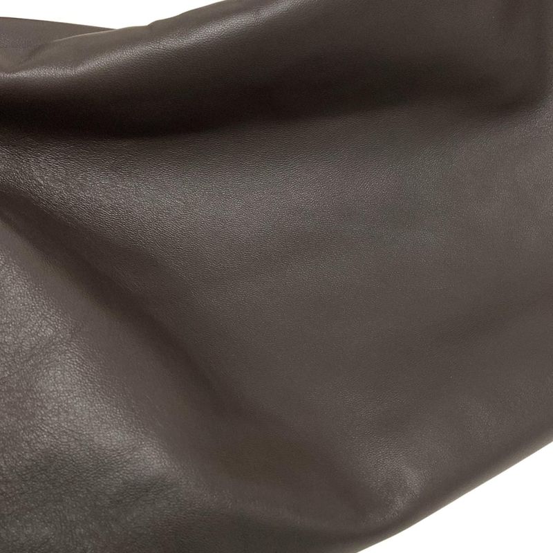 Bottega Veneta Intrecciato Dark Brown Leather Handbag