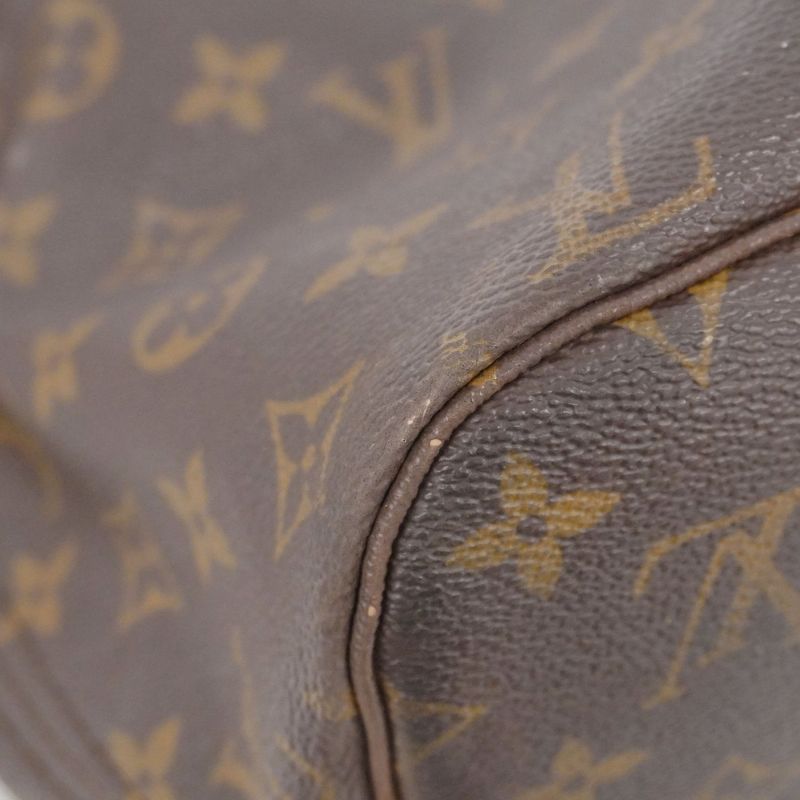 Louis Vuitton Tote Bag Monogram Neverfull MM M40156 Brown Ladies