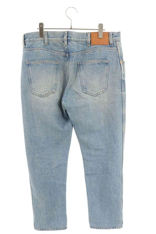 Gucci 430368 Xr606 Button Fly Tapered Denim Pants Men's 34