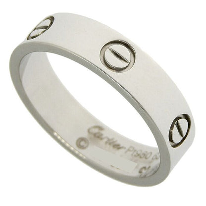 Cartier Love Ring Pt950 Platinum #63 Equivalent To Size 23 Rings Accessories