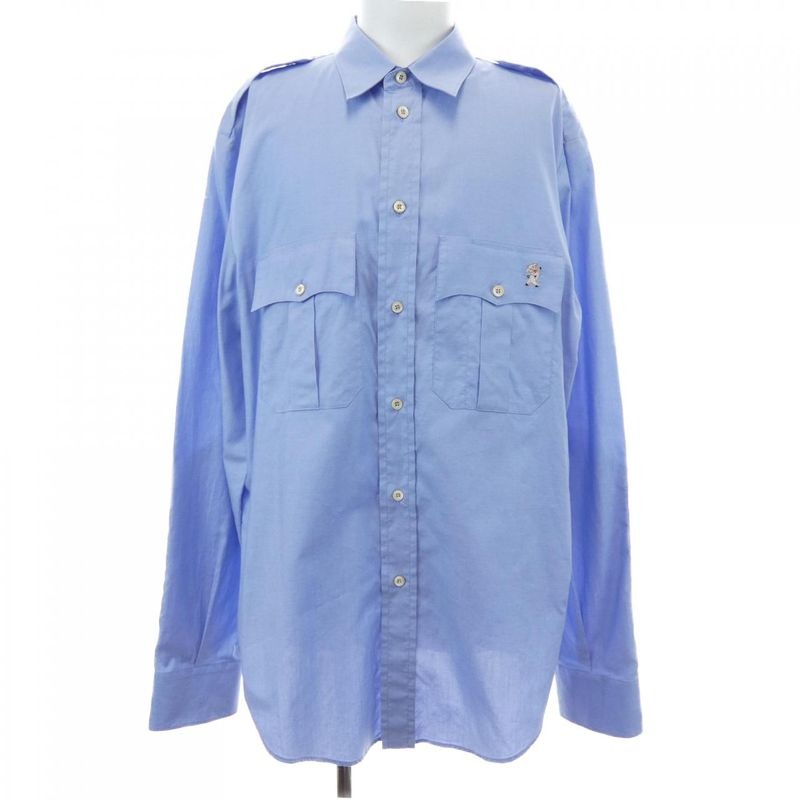 Gucci Zabrr Size 52 Blue Shirt