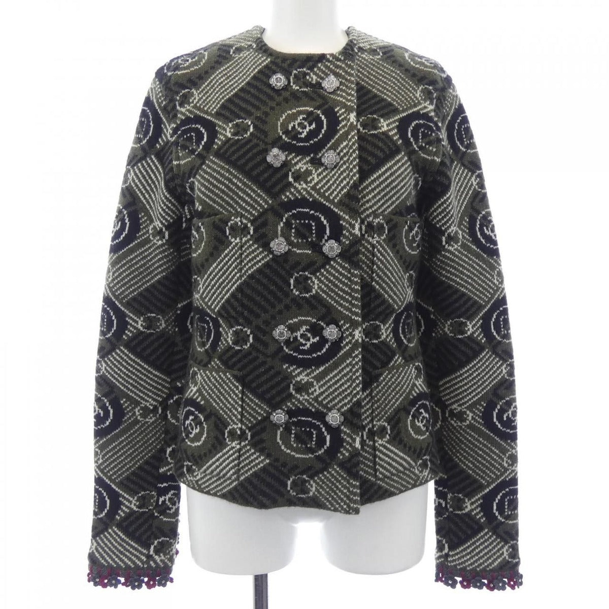 Chanel Collarless Jacket 36