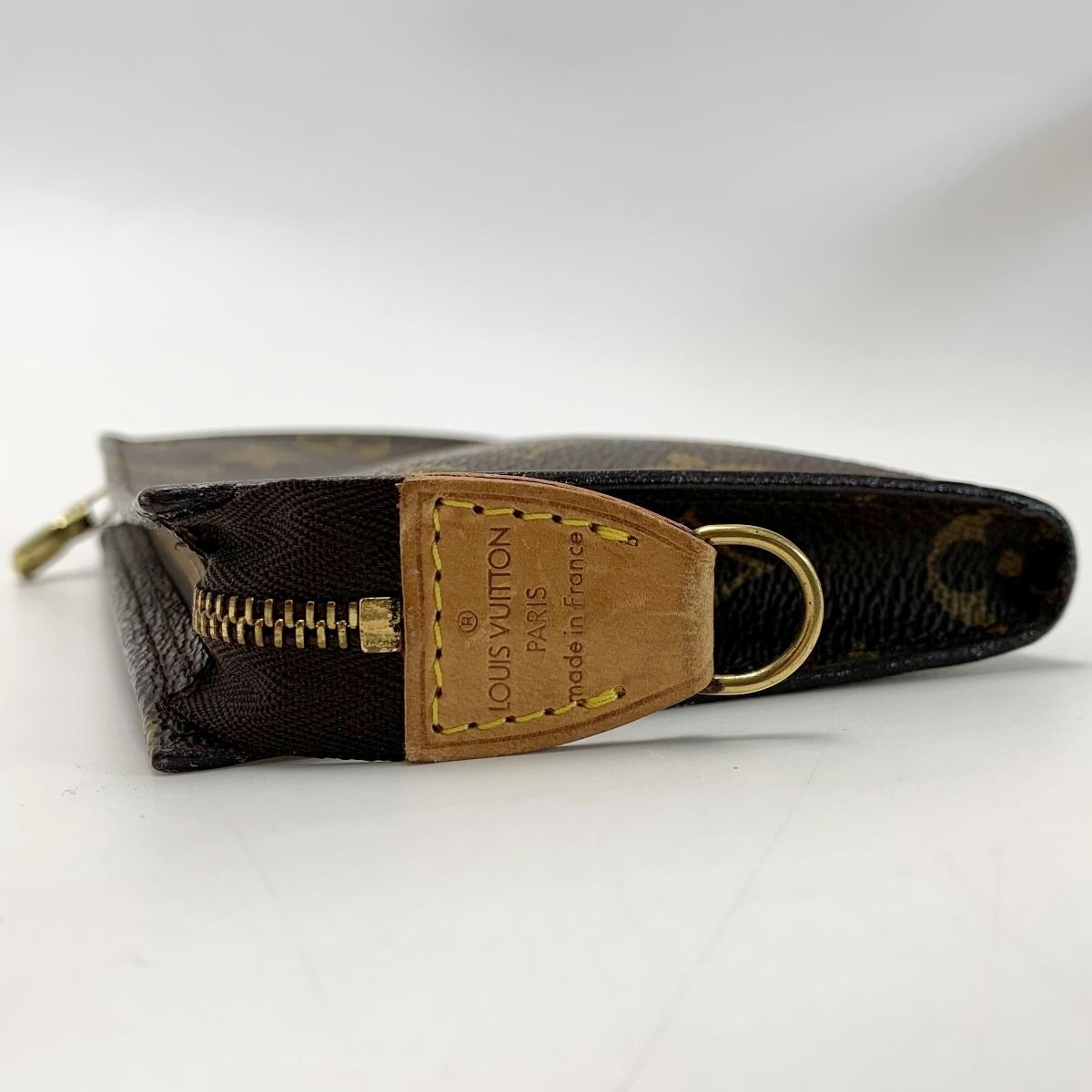 Louis Vuitton Monogram Pouch Brown Bucket Pouch Multi Case Accessory Case