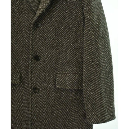 Hermes Coat Wool Brown X Gray White — view 5