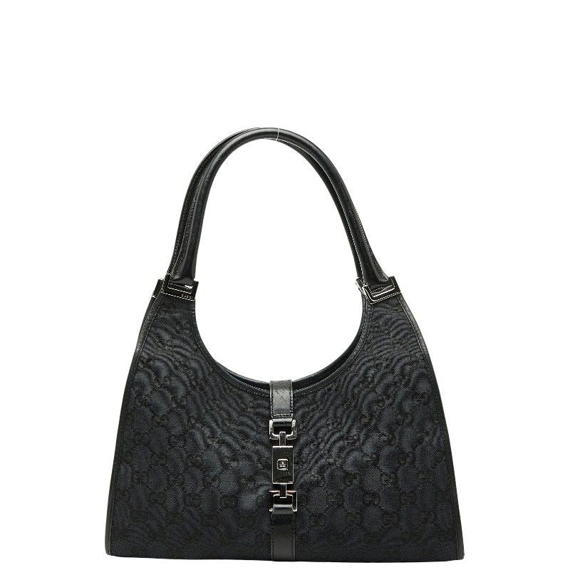 Gucci GG Canvas Jackie Shoulder Bag 002 Black