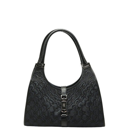 Gucci GG Canvas Jackie Shoulder Bag 002 Black