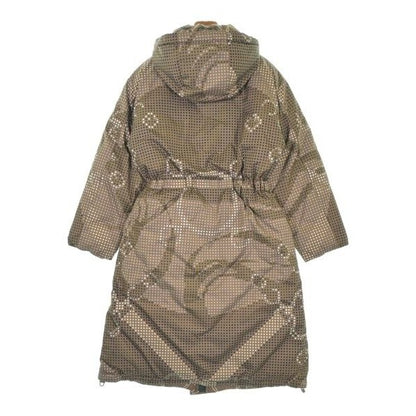 Hermes Down Coat Polyester Brown — view 2