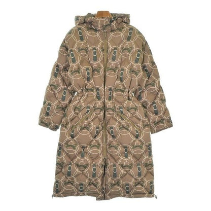 Hermes Down Coat Polyester Brown — view 3