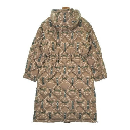 Hermes Down Coat Polyester Brown — view 4