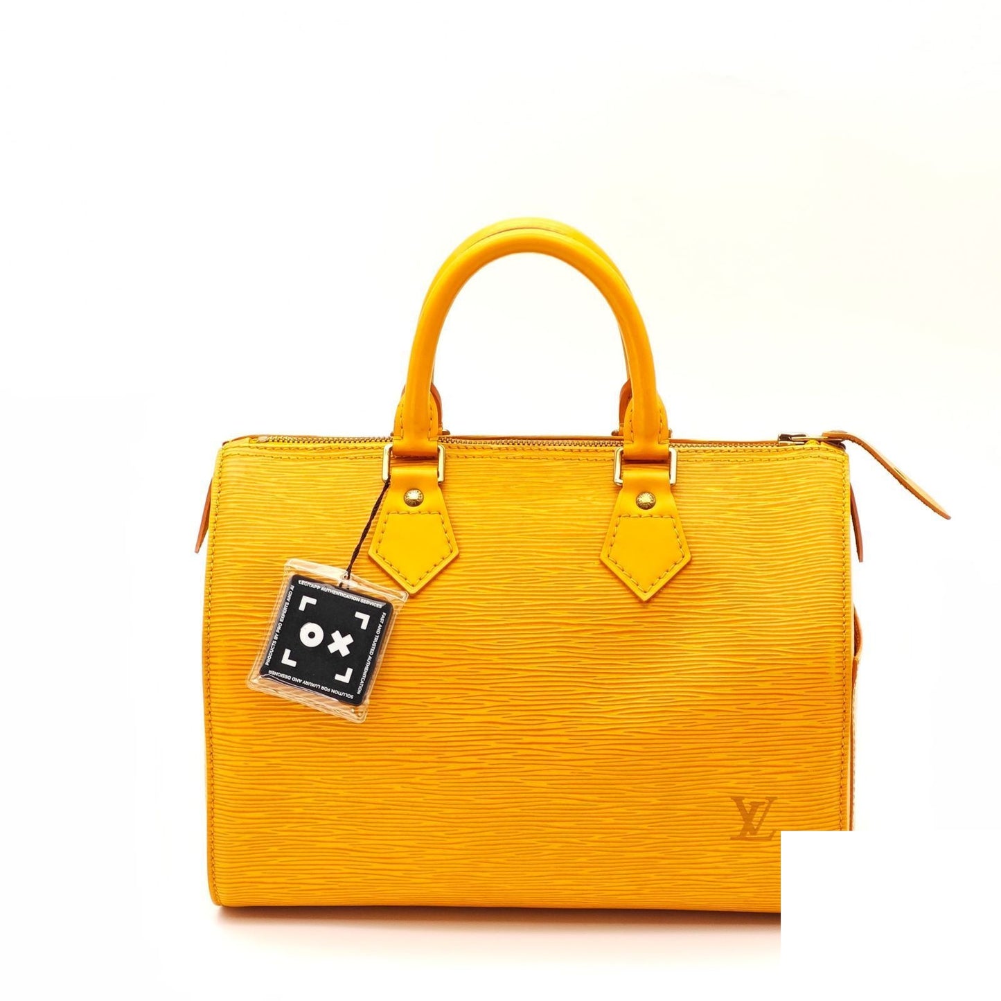 Louis Vuitton Epi Speedy 25 Bag Handbag Tassili Yellow — view 2