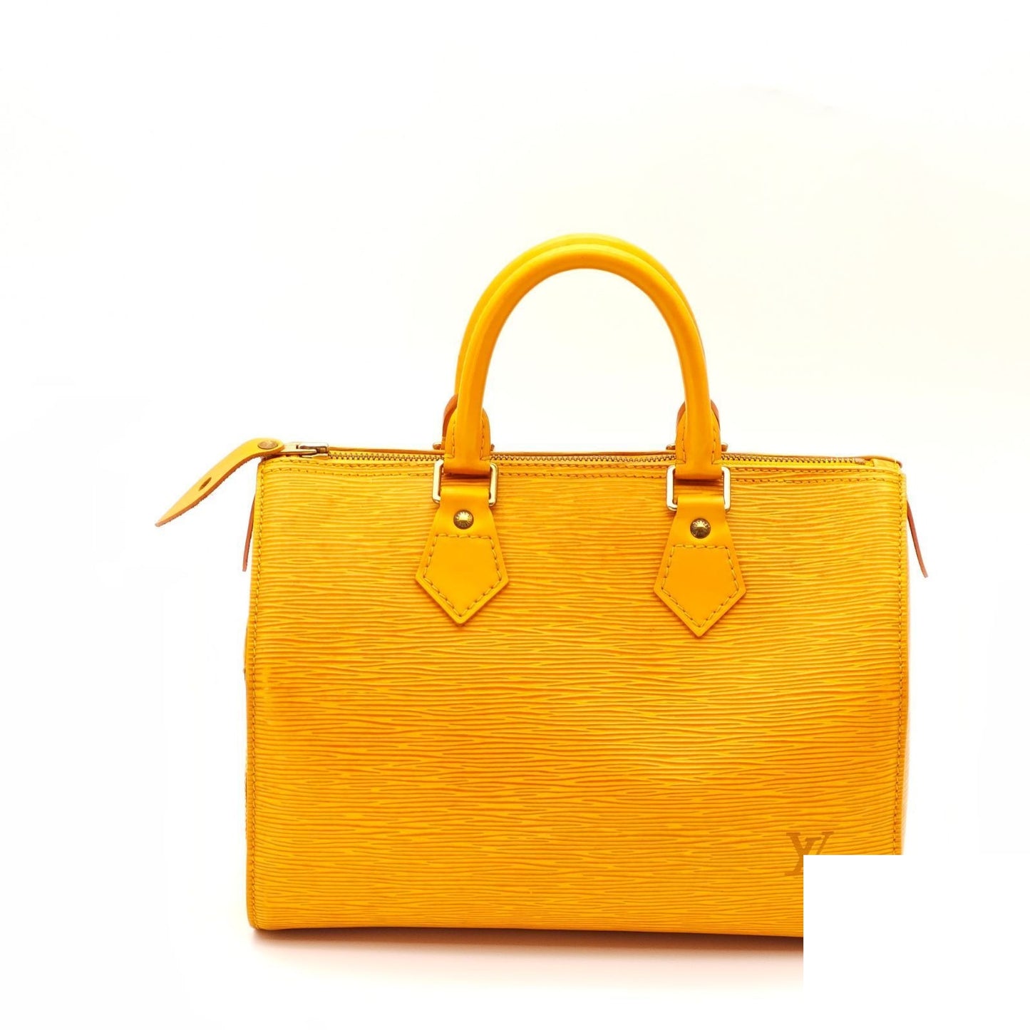 Louis Vuitton Epi Speedy 25 Bag Handbag Tassili Yellow — view 3