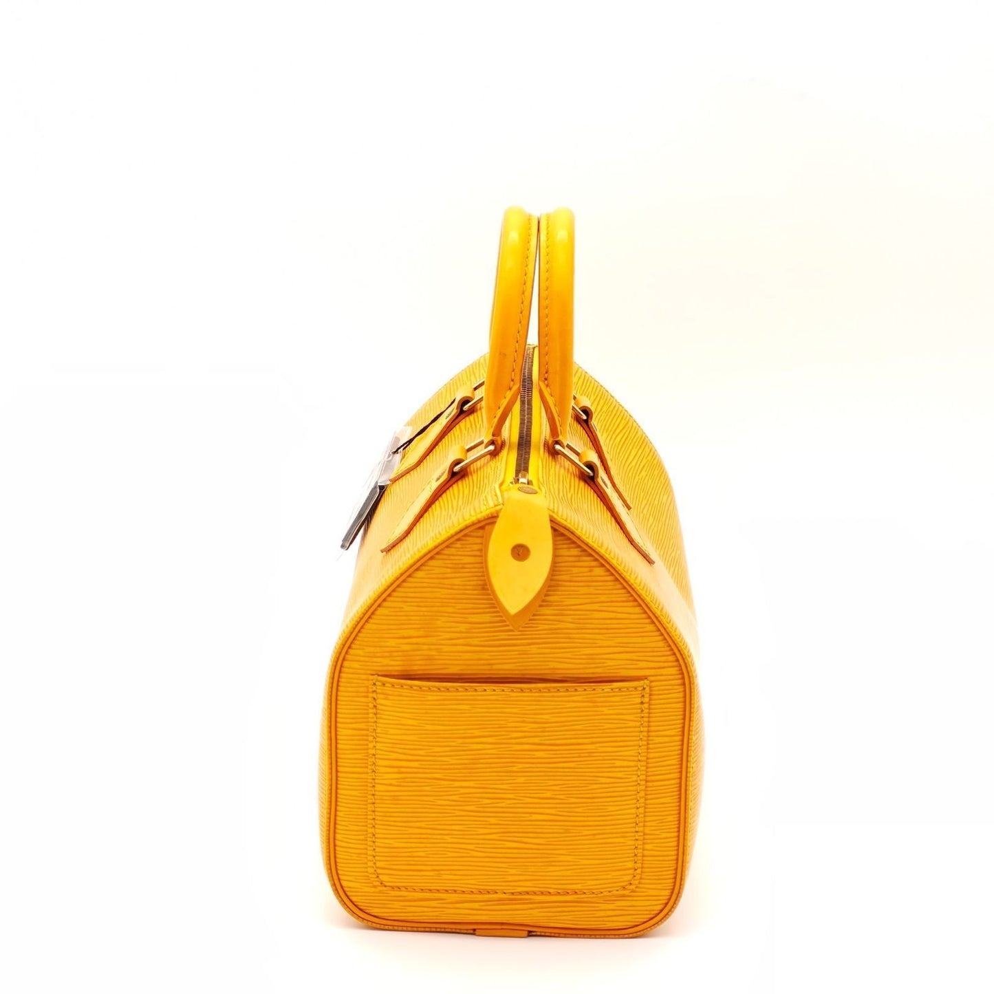 Louis Vuitton Epi Speedy 25 Bag Handbag Tassili Yellow — view 4