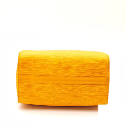 Louis Vuitton Epi Speedy 25 Bag Handbag Tassili Yellow — view 6