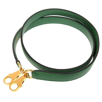 Hermes Macpherson Courchevel Vert Gold Hardware □G Engraved 2WAY Handbag Green