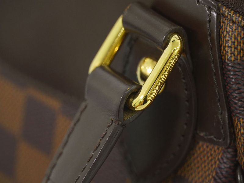 Authentic Louis Vuitton LV Verona PM Damier Ebène Tote Handbag Brown N41117