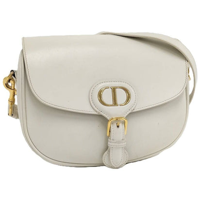 Dior Bobi Shoulder Bag Cdlogo Leather White