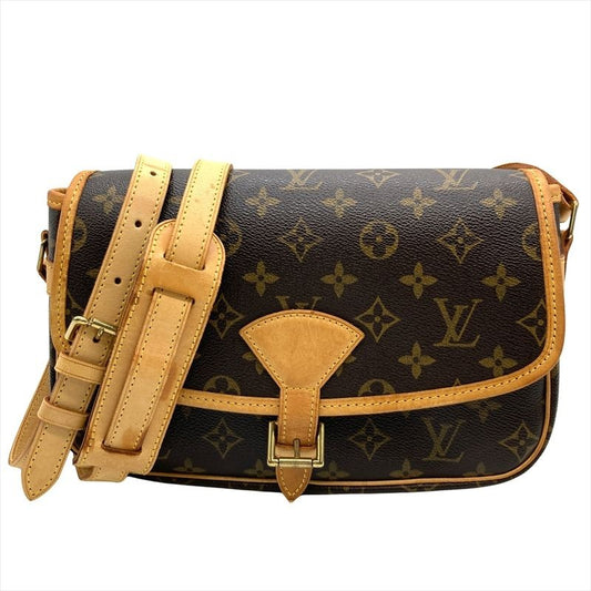 Louis Vuitton Sologne Shoulder Bag Monogram Canvas Brown Gold Hardware