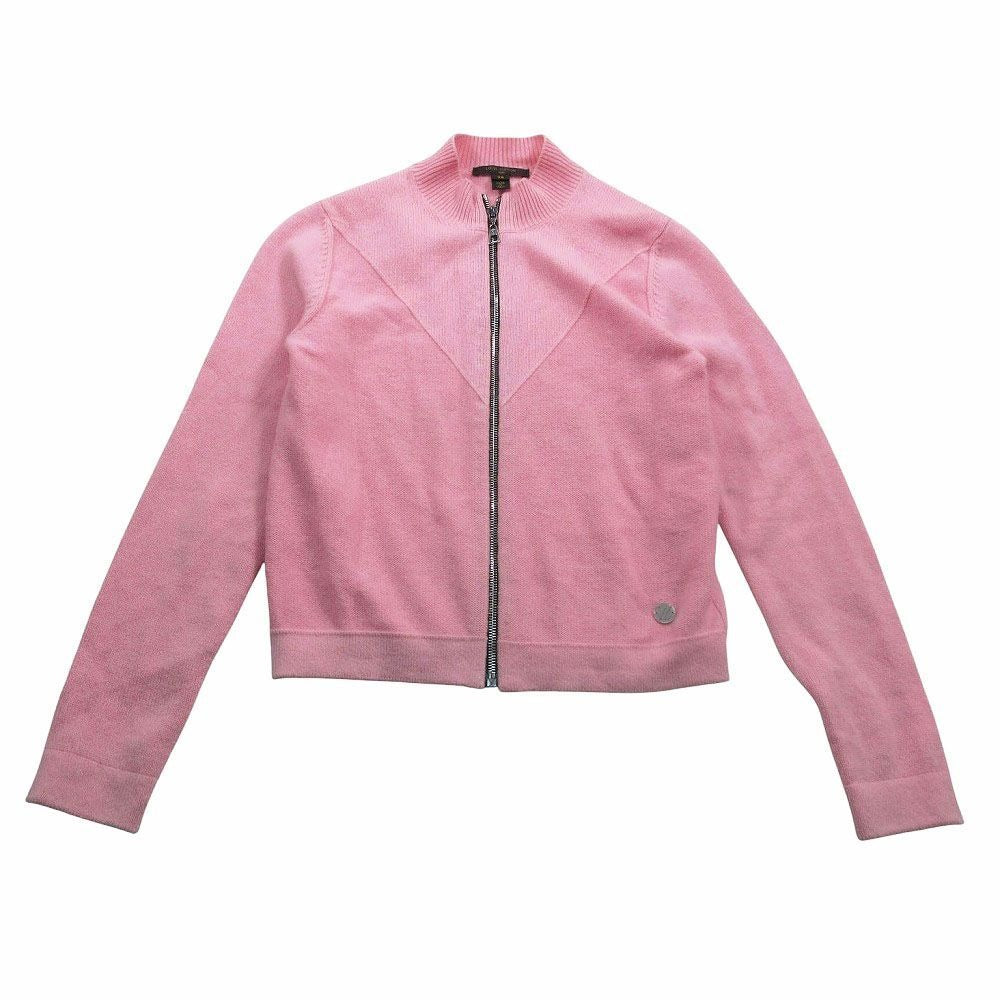 Louis Vuitton Cashmere Driver's Knit Jacket Pink XS