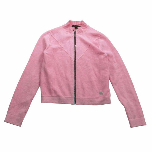 Louis Vuitton Cashmere Driver's Knit Jacket Pink XS