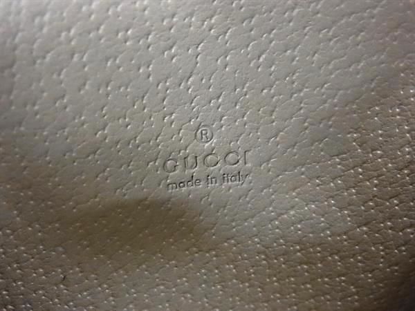 Gucci 131886 486184 GG Pattern GG Canvas And Leather Coin Purse Coin Purse