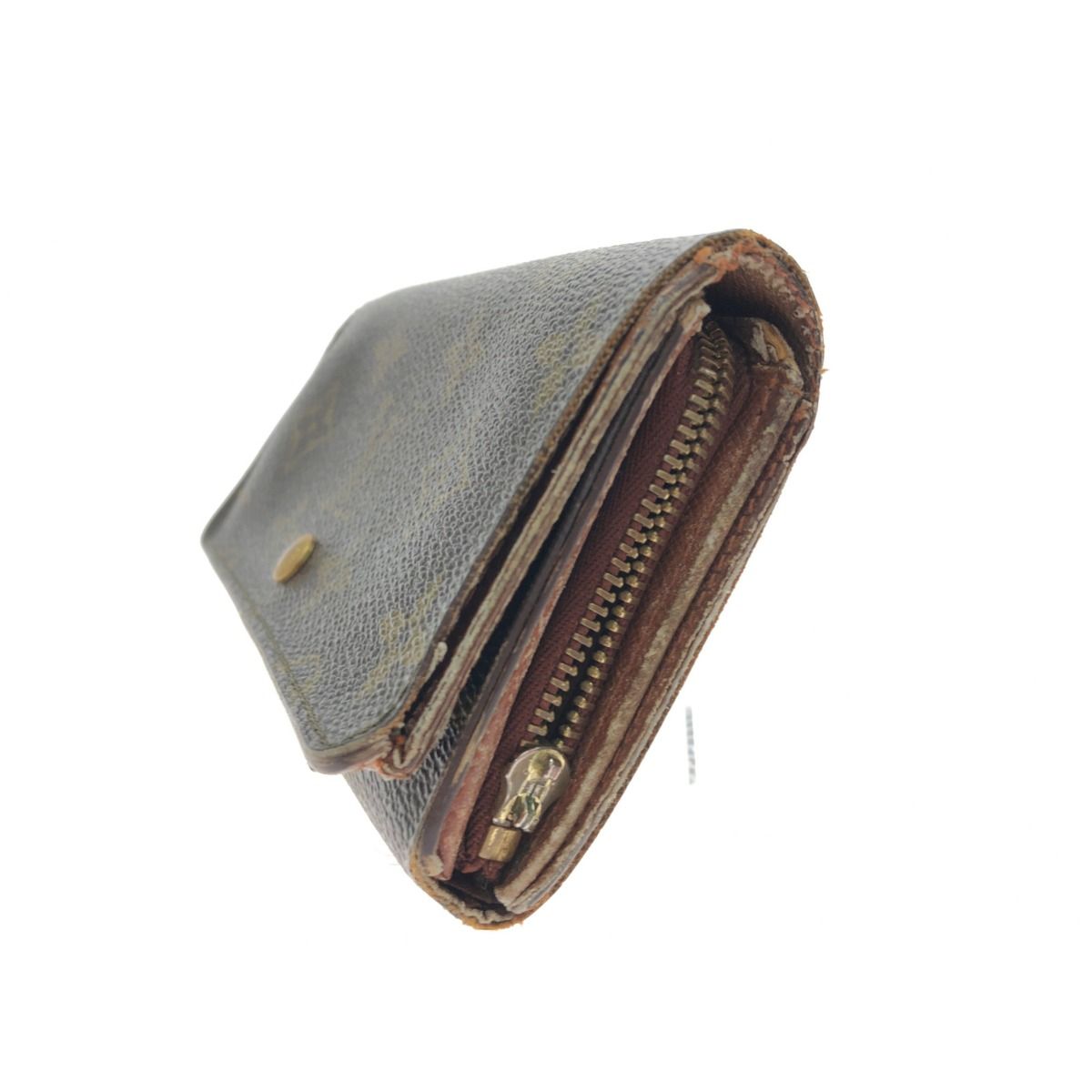 Louis Vuitton Women's Bifold Wallet Monogram Porte Monet Bier Tresor M61730