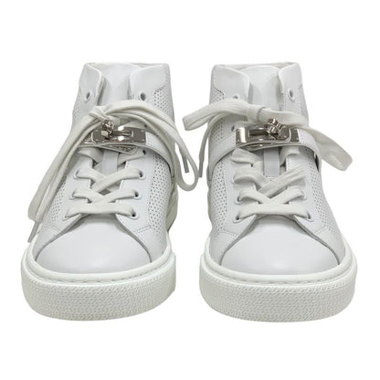 Hermes Daydream Sneakers High Cut Sneakers Shoes Kelly Hardware Leather White
