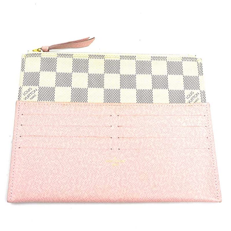 Louis Vuitton Chain Wallet Damier Azure Pochette Felicie N40491