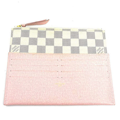 Louis Vuitton Chain Wallet Damier Azure Pochette Felicie N40491