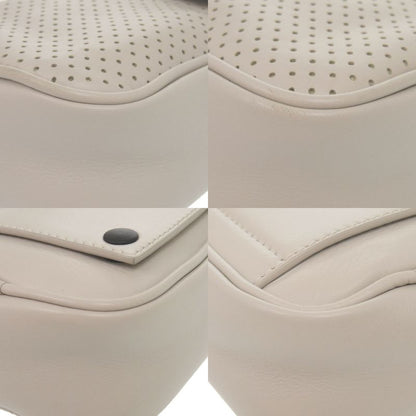 Bottega Veneta Reggello Leather Ivory Shoulder Bag White 0413 Bottega Veneta