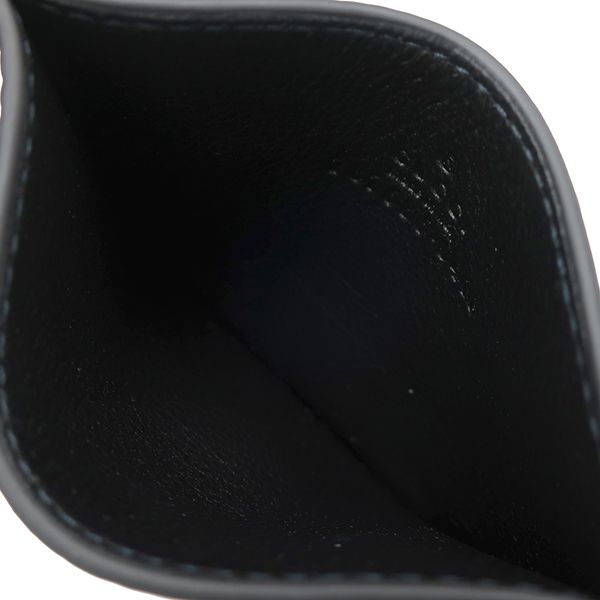 Gucci Card Case GG Marmont Leather Black Gold Hardware Business Card Holder