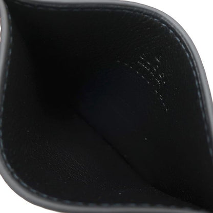 Gucci Card Case GG Marmont Leather Black Gold Hardware Business Card Holder