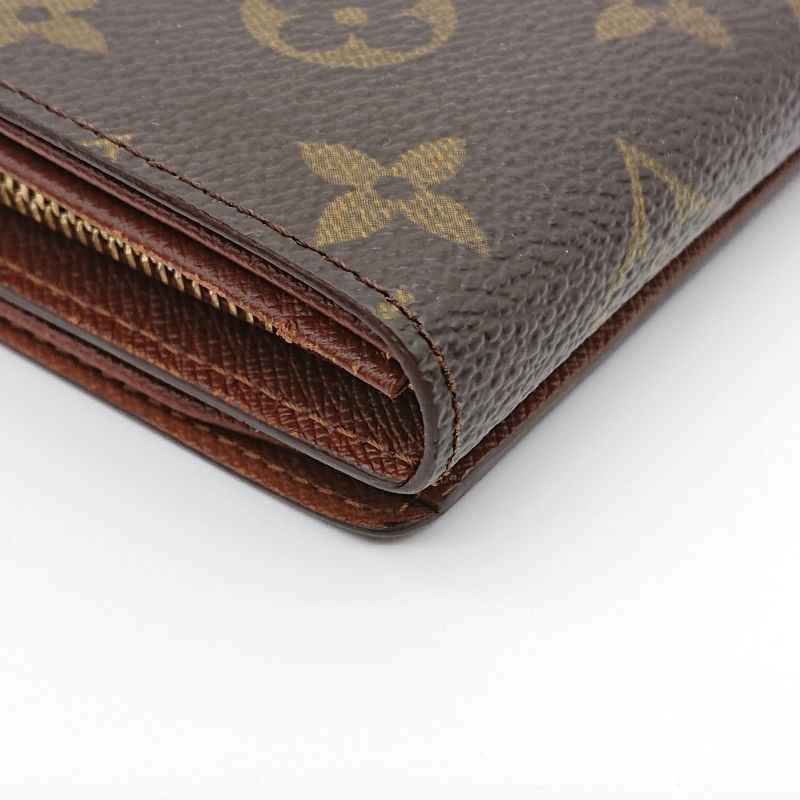 Louis Vuitton Mid-size Folded Wallet With Monogram Portmonnais Biers Trésor