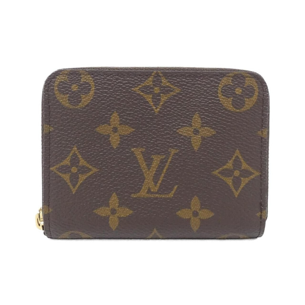 Louis Vuitton Monogram Zippy Coin Purse Brown Marron