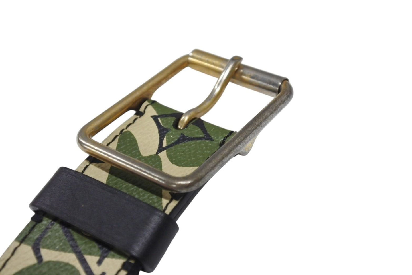 Louis Vuitton Belt Ceinture Monogram Moflage Takashi Murakami Gold — view 7