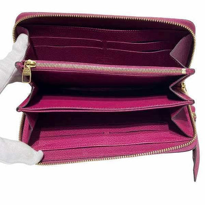 Louis Vuitton Monogram Empreinte Zippy Wallet Portefeuille Su Cles Cotton