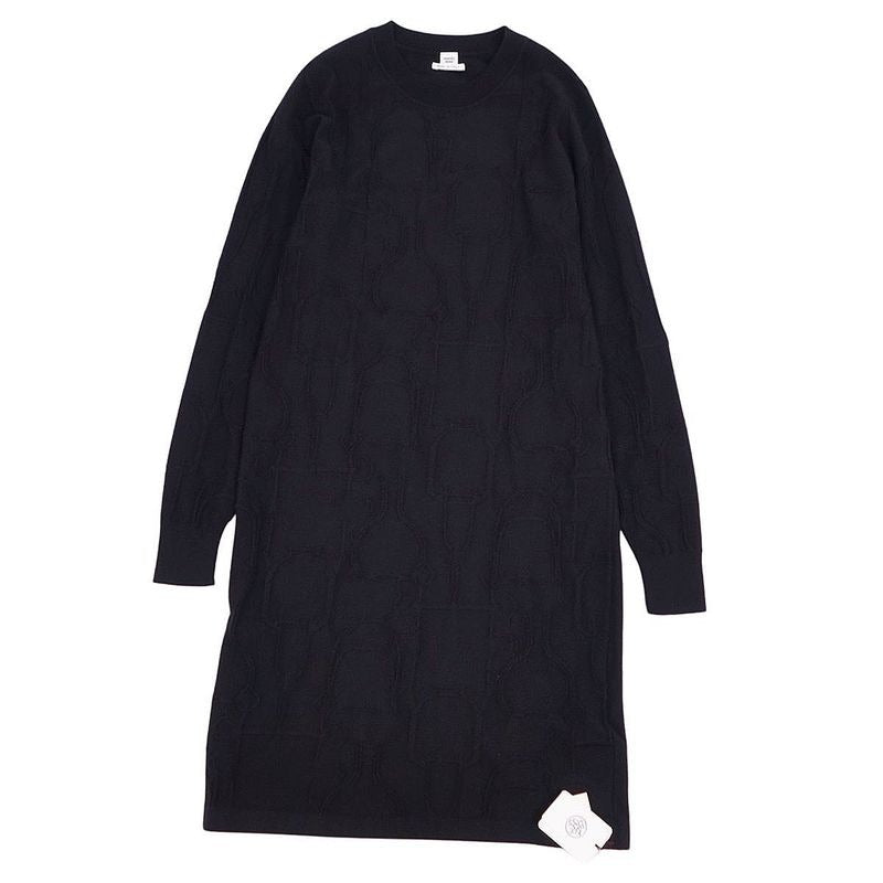 Hermes 20 AW Knit Dress Sweater Long Sleeves Total