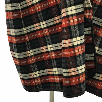 Balenciaga - 2018 - Quilted Check Gown Coat - 34 - Red Black White - Women's