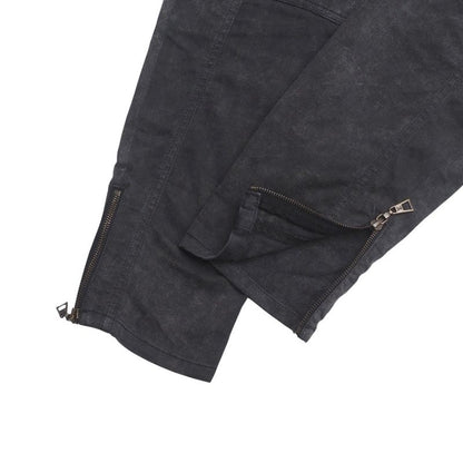 Louis Vuitton Cropped Pants Size 42 Cropped Tapered Emblem Patch Aged Finish