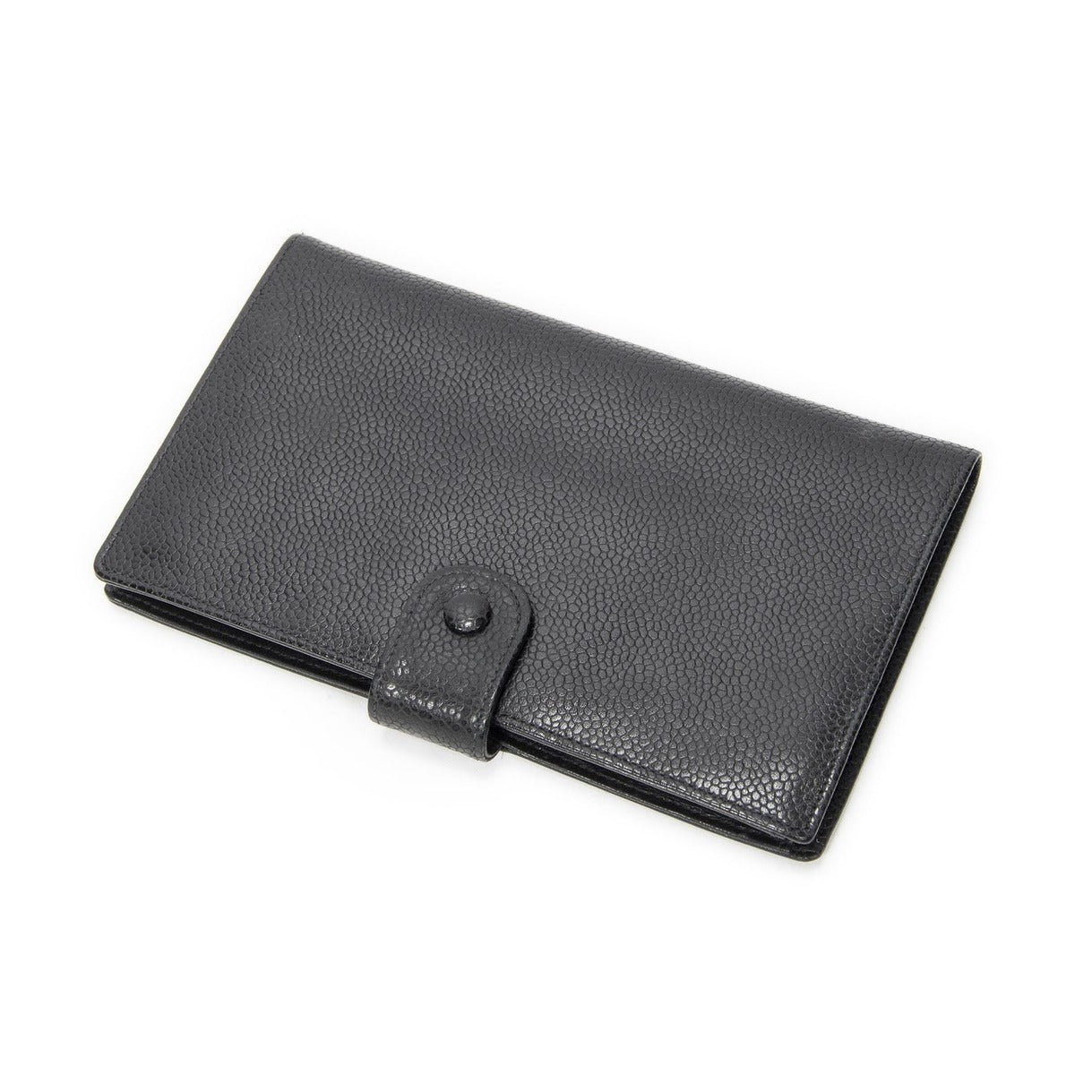 Chanel Timeless Bifold Wallet Black Caviar Leather — view 2
