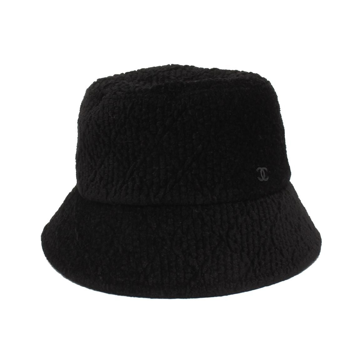 Chanel Bucket Hat Velour CC Logo — view 3