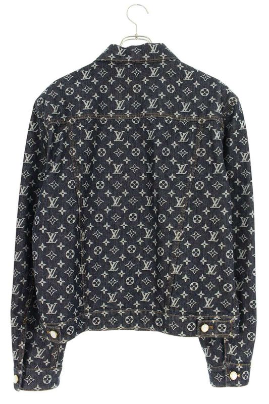Louis Vuitton Rm242m UZD Hra79w Monogram Jacquard Denim Jacket Men 48